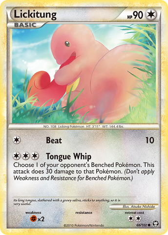 Lickitung (66/102) [HeartGold & SoulSilver: Triumphant] - The Mythic Store | 24h Order Processing