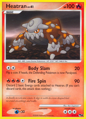 Heatran (1/17) [POP Series 8] - The Mythic Store | 24h Order Processing