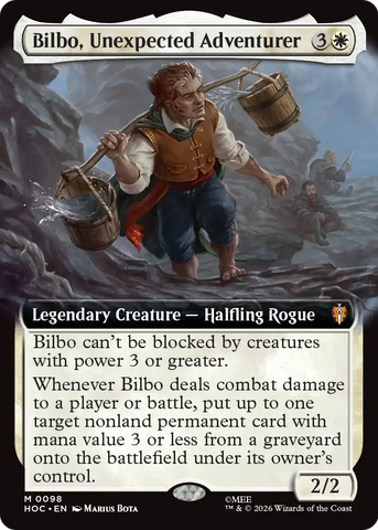 Bilbo, Unexpected Adventurer (Extended Art) [The Hobbit: Eternal-Legal] - The Mythic Store | 24h Order Processing
