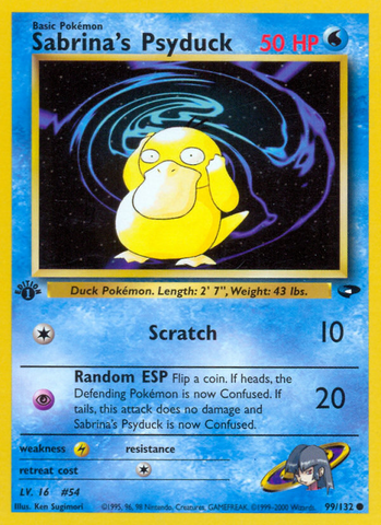 Sabrina's Psyduck (99/132) [Gym Challenge 1st Edition] - The Mythic Store | 24h Order Processing