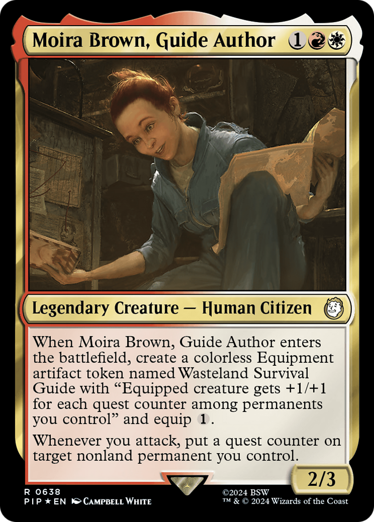 Moira Brown, Guide Author (Surge Foil) [Fallout] - The Mythic Store | 24h Order Processing