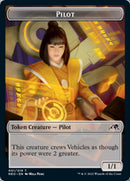 Spirit (002) // Pilot Double-Sided Token [Kamigawa: Neon Dynasty Tokens] - The Mythic Store | 24h Order Processing