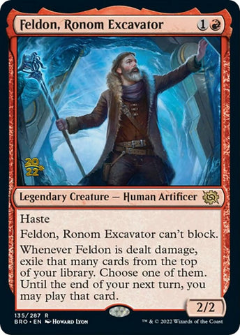 Feldon, Ronom Excavator [The Brothers' War Prerelease Promos] - The Mythic Store | 24h Order Processing
