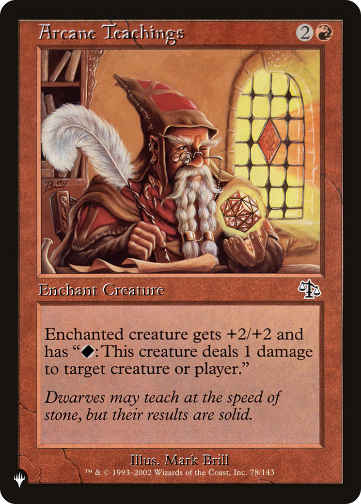 Arcane Teachings (Misprint) [The List] - The Mythic Store | 24h Order Processing