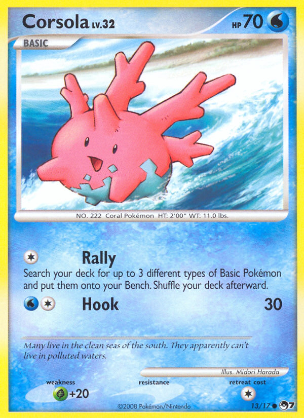 Corsola (13/17) [POP Series 7] - The Mythic Store | 24h Order Processing