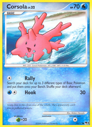 Corsola (13/17) [POP Series 7] - The Mythic Store | 24h Order Processing