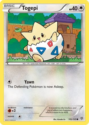 Togepi (102/135) [Black & White: Plasma Storm] - The Mythic Store | 24h Order Processing