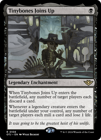 Tinybones Joins Up (Promo Pack) [Outlaws of Thunder Junction Promos] - The Mythic Store | 24h Order Processing