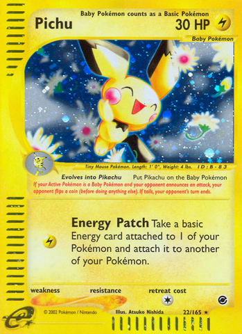 Pichu (22/165) [Expedition: Base Set] - The Mythic Store | 24h Order Processing