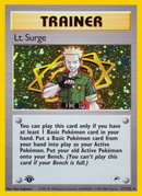Lt. Surge (17/132) [Gym Heroes 1st Edition] - The Mythic Store | 24h Order Processing