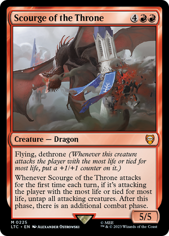 Scourge of the Throne [The Lord of the Rings: Tales of Middle-Earth Commander] - The Mythic Store | 24h Order Processing