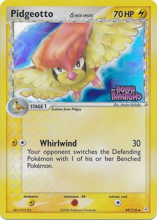 Pidgeotto (49/110) (Delta Species) (Stamped) [EX: Holon Phantoms] - The Mythic Store | 24h Order Processing