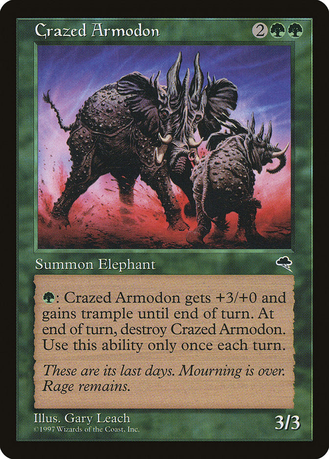 Crazed Armodon [Tempest] - The Mythic Store | 24h Order Processing