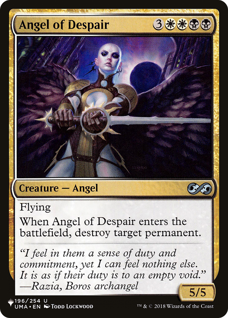 Angel of Despair [The List] - The Mythic Store | 24h Order Processing