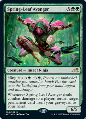 Spring-Leaf Avenger (Promo Pack) [Kamigawa: Neon Dynasty Promos] - The Mythic Store | 24h Order Processing