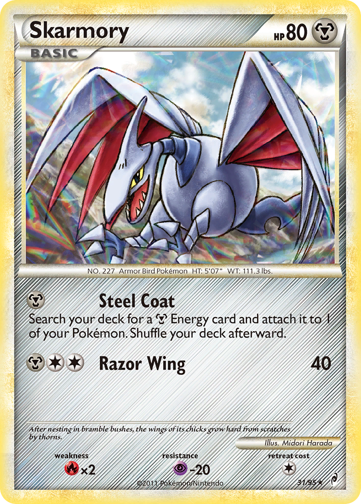 Skarmory (31/95) [HeartGold & SoulSilver: Call of Legends] - The Mythic Store | 24h Order Processing