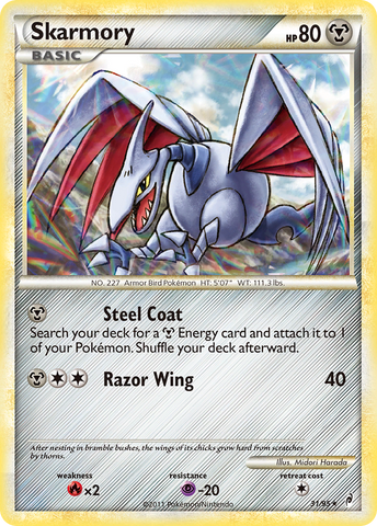 Skarmory (31/95) [HeartGold & SoulSilver: Call of Legends] - The Mythic Store | 24h Order Processing