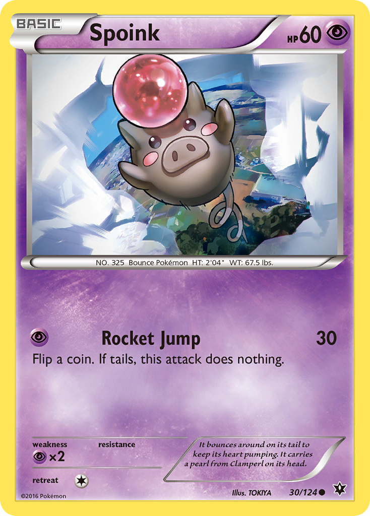 Spoink (30/124) [XY: Fates Collide] - The Mythic Store | 24h Order Processing