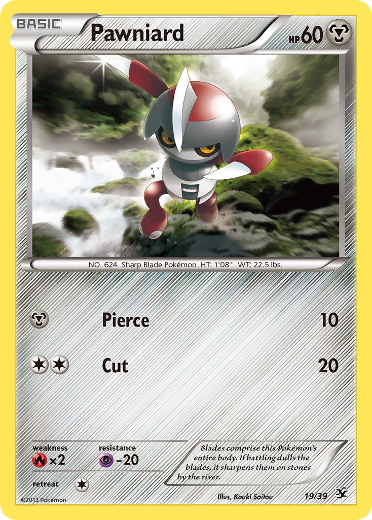 Pawniard (19/39) [XY: Kalos Starter Set] - The Mythic Store | 24h Order Processing