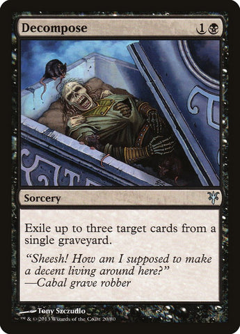 Decompose [Duel Decks: Sorin vs. Tibalt] - The Mythic Store | 24h Order Processing