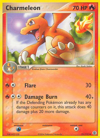 Charmeleon (31/112) [EX: FireRed & LeafGreen] - The Mythic Store | 24h Order Processing