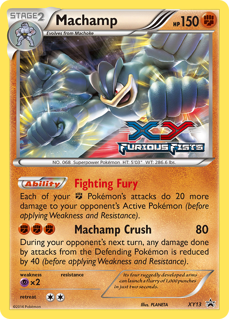 Machamp (XY13) [XY: Black Star Promos] - The Mythic Store | 24h Order Processing