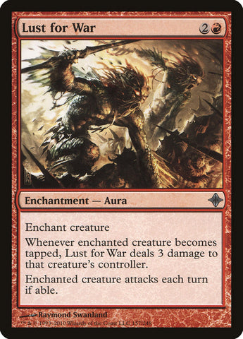 Lust for War [Rise of the Eldrazi] - The Mythic Store | 24h Order Processing