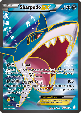 Sharpedo EX (152/160) [XY: Primal Clash] - The Mythic Store | 24h Order Processing
