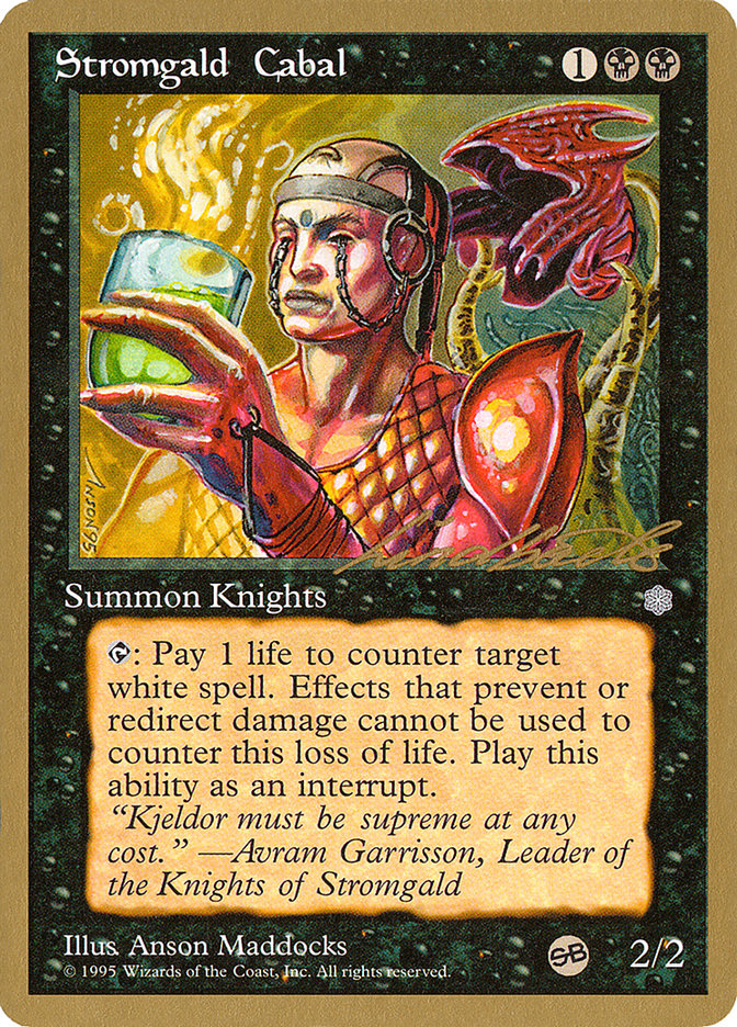 Stromgald Cabal (Leon Lindback) (SB) [Pro Tour Collector Set] - The Mythic Store | 24h Order Processing