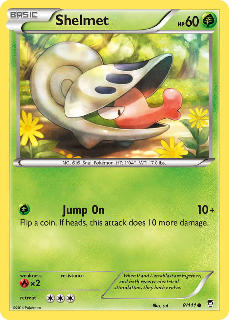 Shelmet (8/111) [XY: Furious Fists] - The Mythic Store | 24h Order Processing