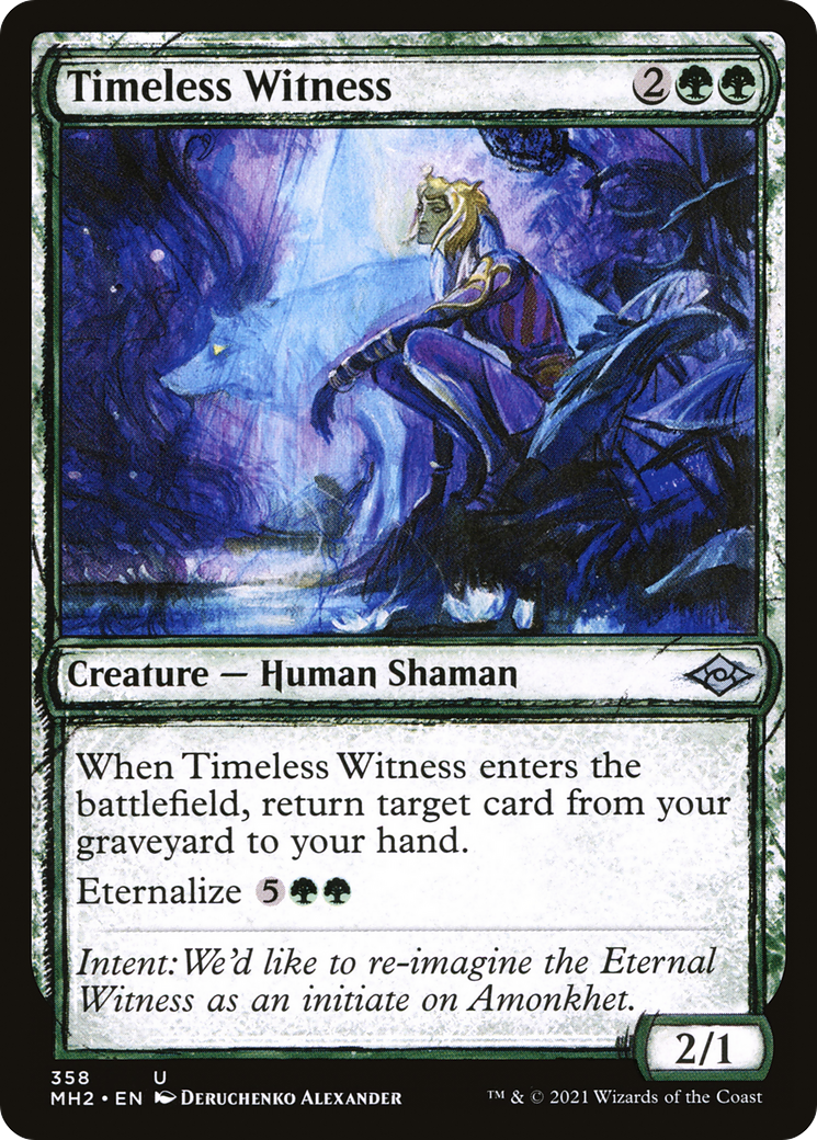 Timeless Witness (Sketch) [Modern Horizons 2] - The Mythic Store | 24h Order Processing