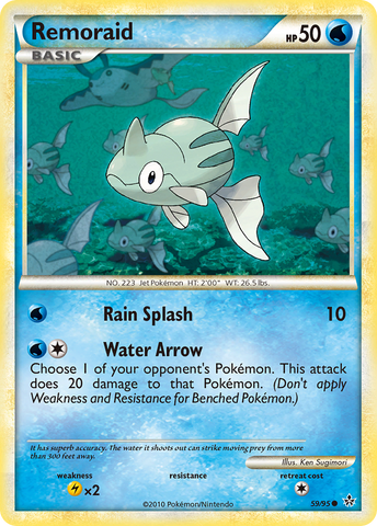 Remoraid (59/95) [HeartGold & SoulSilver: Unleashed] - The Mythic Store | 24h Order Processing