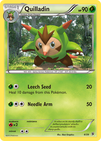 Quilladin (4/39) [XY: Kalos Starter Set] - The Mythic Store | 24h Order Processing