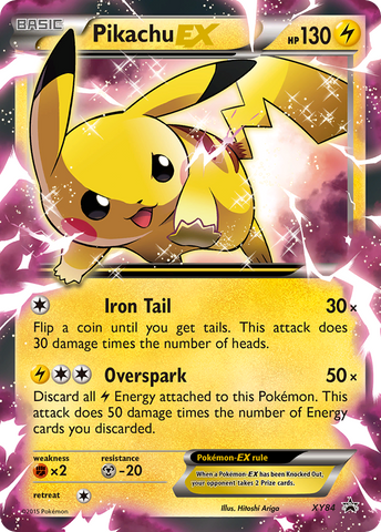 Pikachu EX (XY84) [XY: Black Star Promos] - The Mythic Store | 24h Order Processing