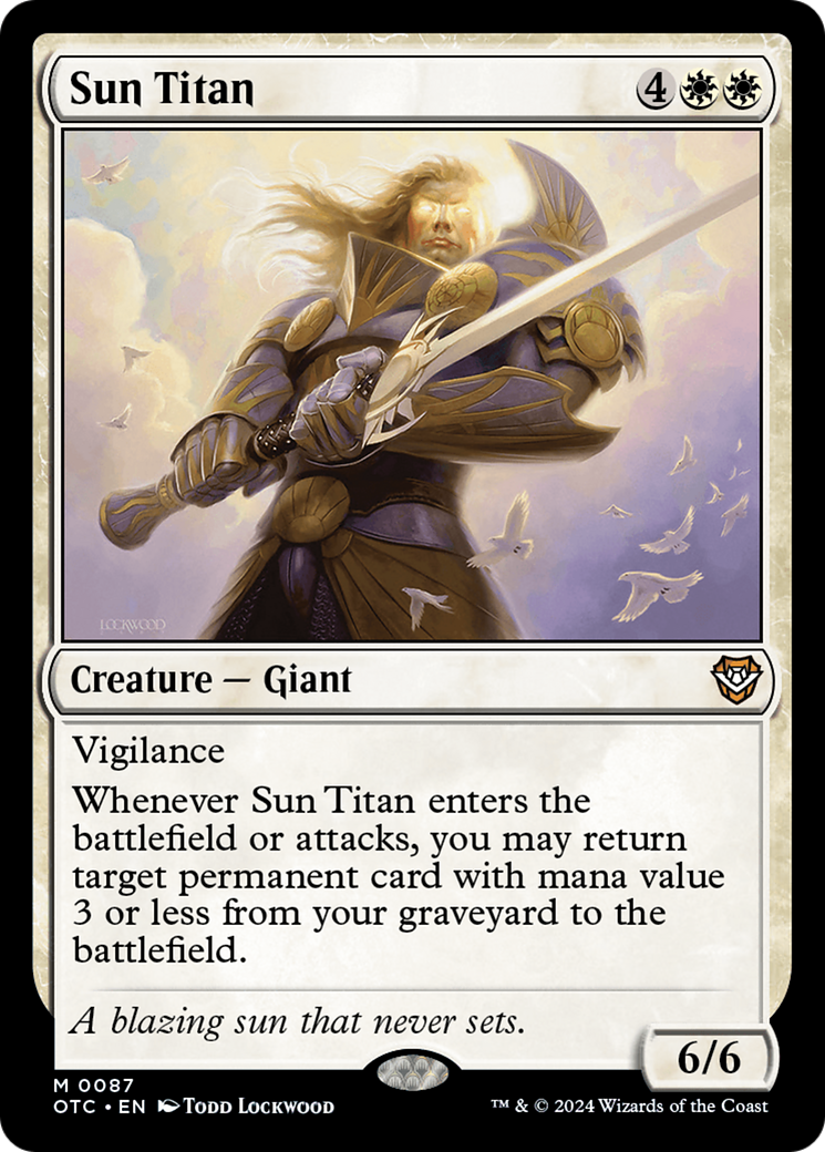 Sun Titan [Outlaws of Thunder Junction Commander] - The Mythic Store | 24h Order Processing