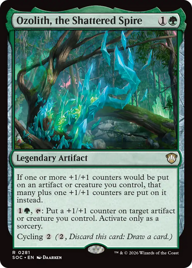 Ozolith, the Shattered Spire [Secrets of Strixhaven Commander] - The Mythic Store | 24h Order Processing