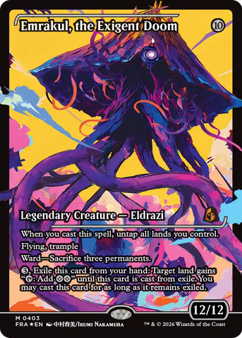 Emrakul, the Exigent Doom (Showcase) [Reality Fracture] - The Mythic Store | 24h Order Processing