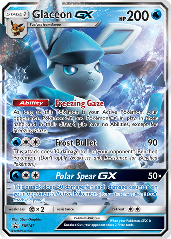 Glaceon GX (SM147) [Sun & Moon: Black Star Promos] - The Mythic Store | 24h Order Processing