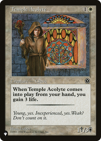 Temple Acolyte [The List] - The Mythic Store | 24h Order Processing