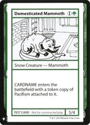 Domesticated Mammoth [Mystery Booster Playtest Cards] - The Mythic Store | 24h Order Processing