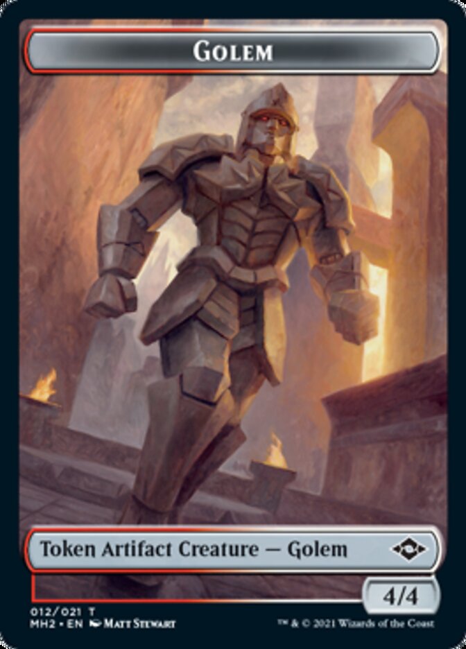 Clue (15) // Golem Double-Sided Token [Modern Horizons 2 Tokens] - The Mythic Store | 24h Order Processing