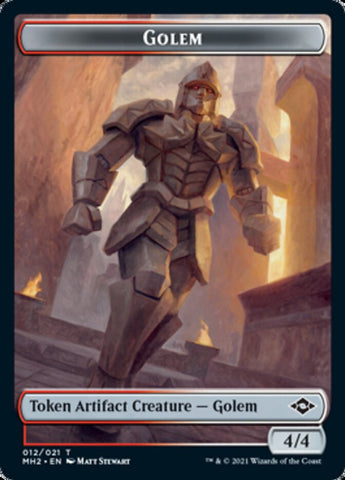 Golem // Treasure (21) Double-Sided Token [Modern Horizons 2 Tokens] - The Mythic Store | 24h Order Processing