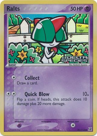 Ralts (81/113) (Stamped) [EX: Delta Species] - The Mythic Store | 24h Order Processing