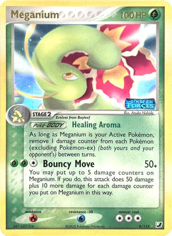 Meganium (9/115) (Stamped) [EX: Unseen Forces] - The Mythic Store | 24h Order Processing