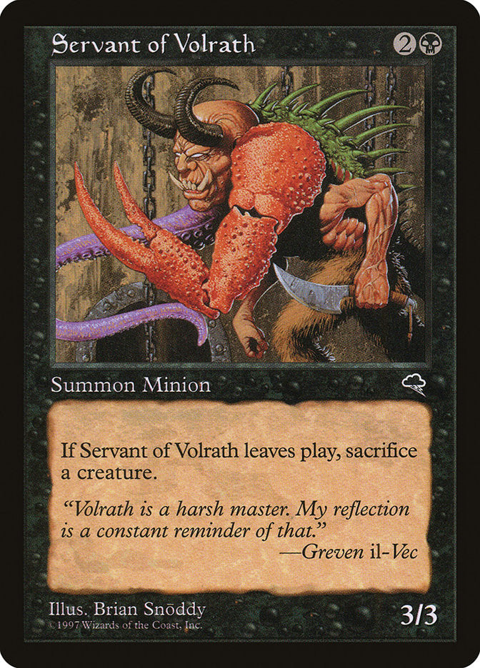 Servant of Volrath [Tempest] - The Mythic Store | 24h Order Processing