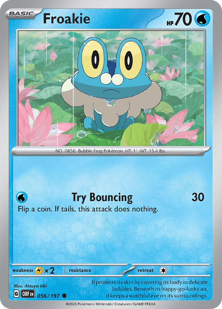 Froakie (056/197) [Scarlet & Violet: Obsidian Flames] - The Mythic Store | 24h Order Processing