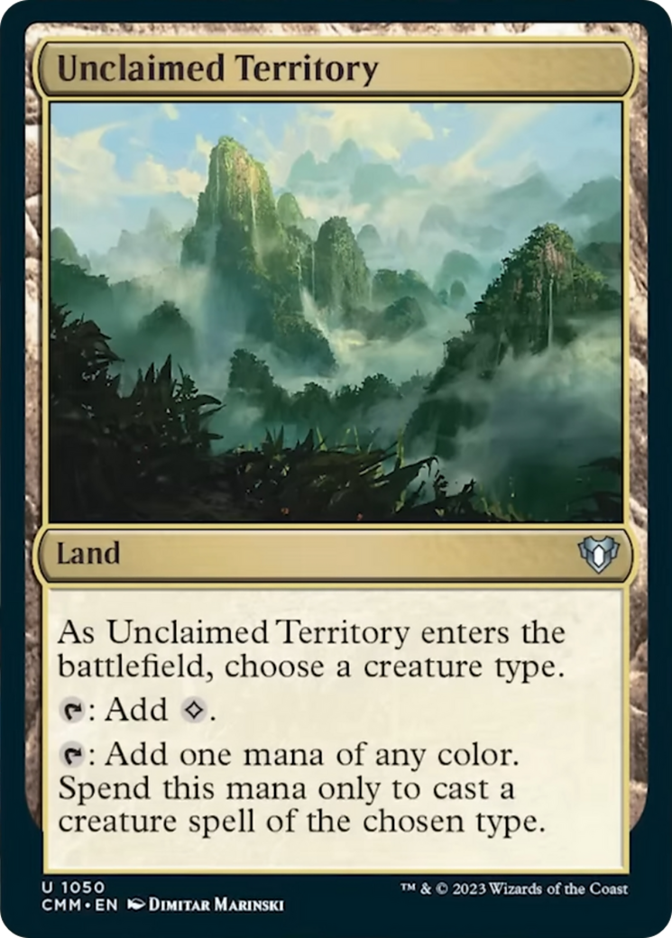 Unclaimed Territory [Commander Masters] - The Mythic Store | 24h Order Processing