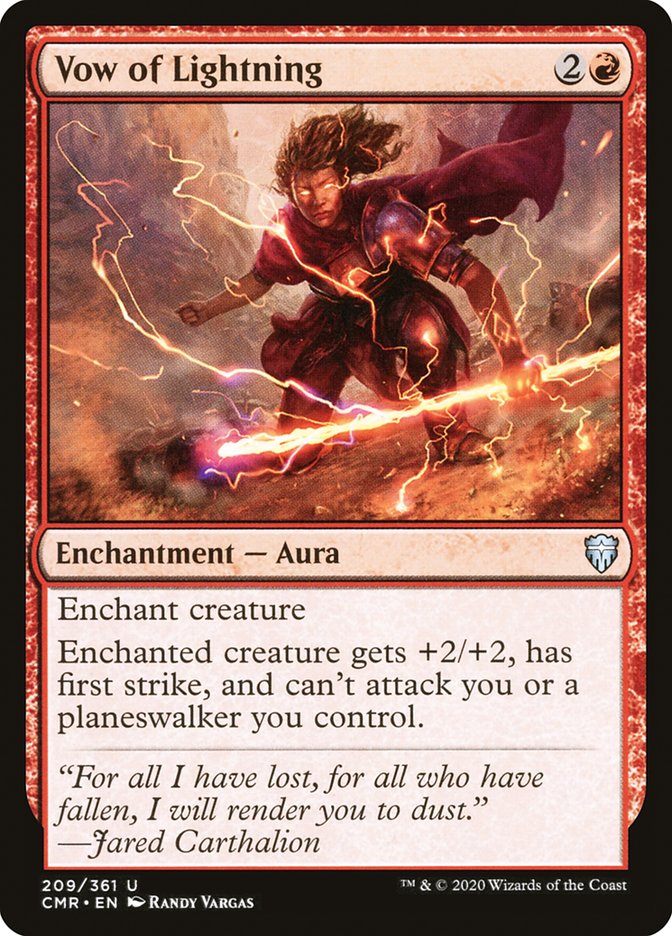 Vow of Lightning [Commander Legends] - The Mythic Store | 24h Order Processing