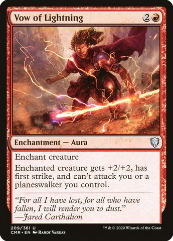 Vow of Lightning [Commander Legends] - The Mythic Store | 24h Order Processing