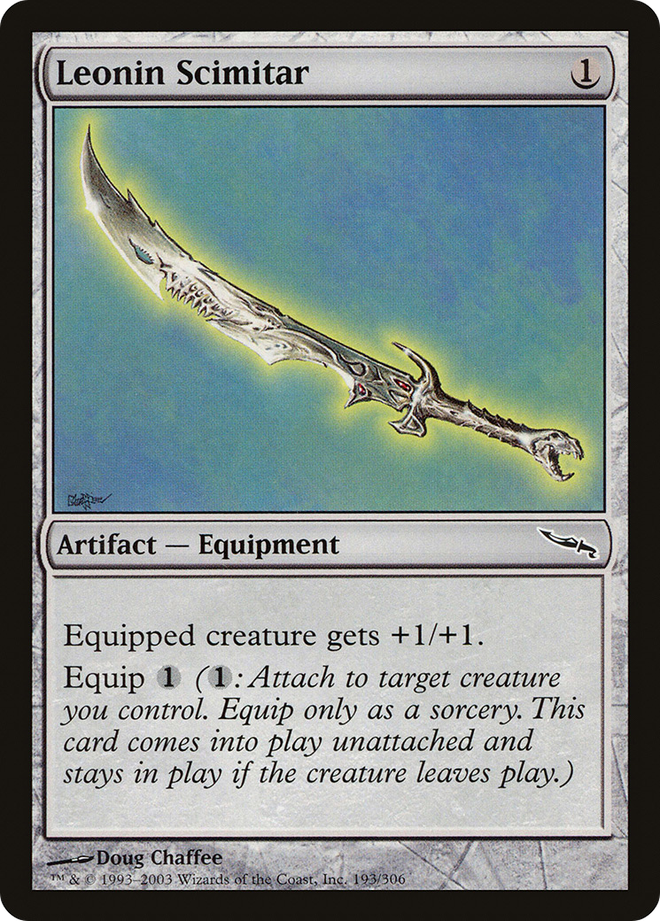 Leonin Scimitar [Mirrodin] - The Mythic Store | 24h Order Processing